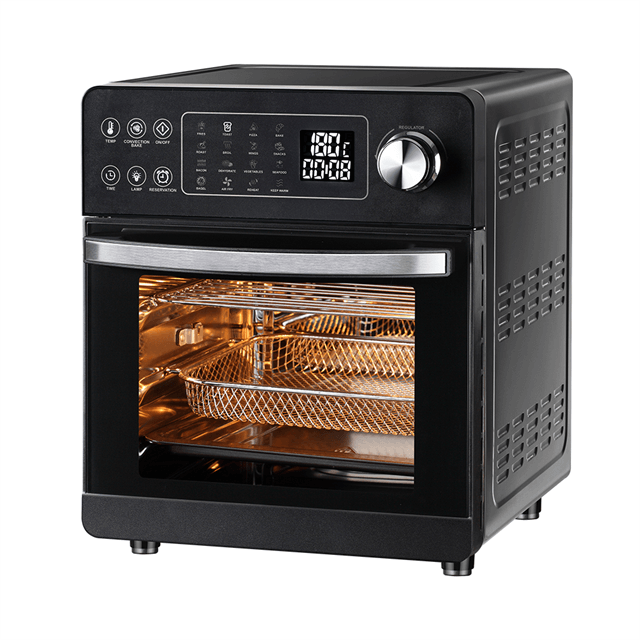 Forno de fritadeira de ar de alta temperatura com display LED 16 em 1