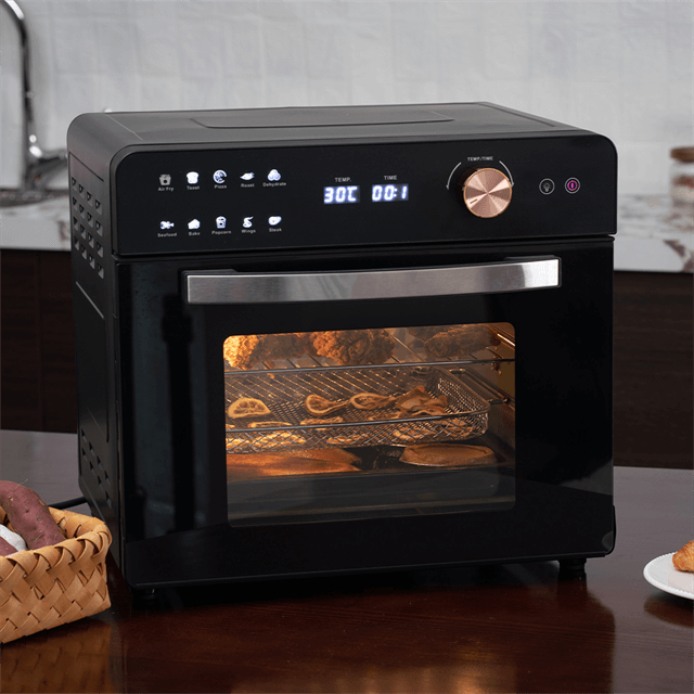 Forno de fritadeira de ar para torrar com capacidade comercial 25L